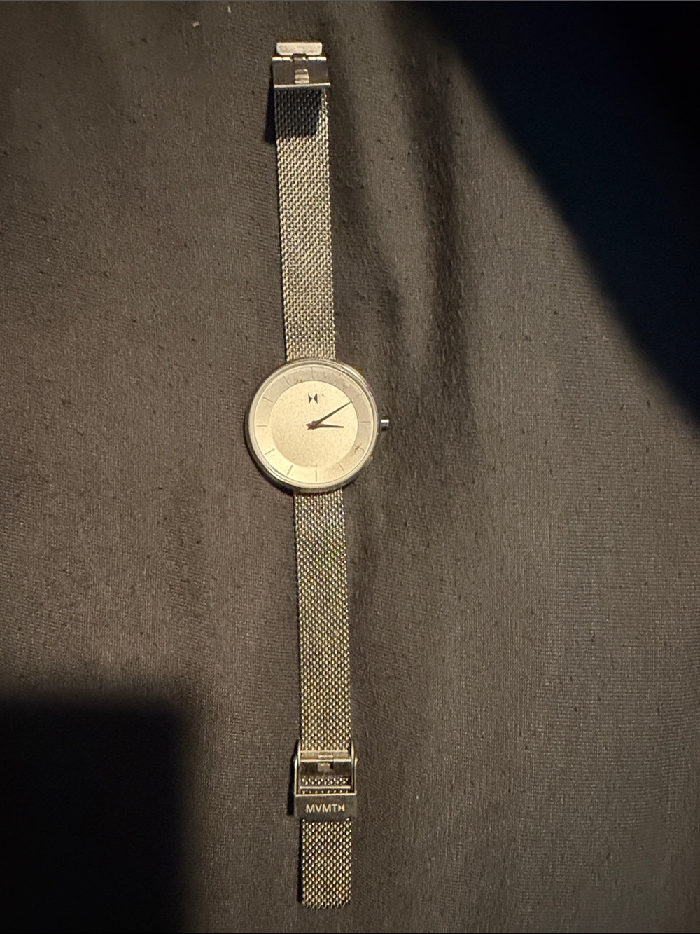 MVMT Women's Silver Mesh Bracelet Watch - Silver Dial